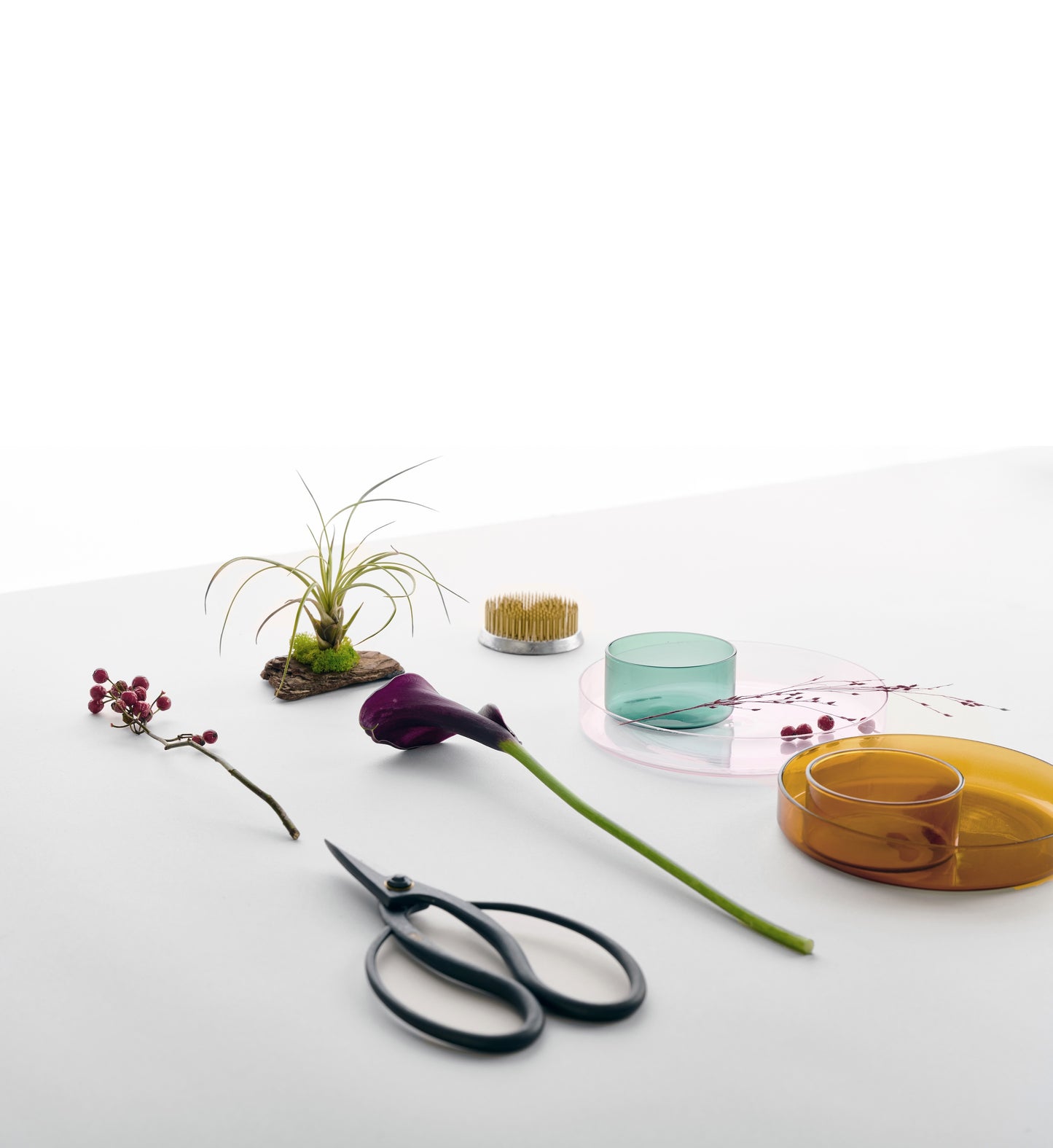 KENZAN - SET AMBER TRAY (SET OF 3)