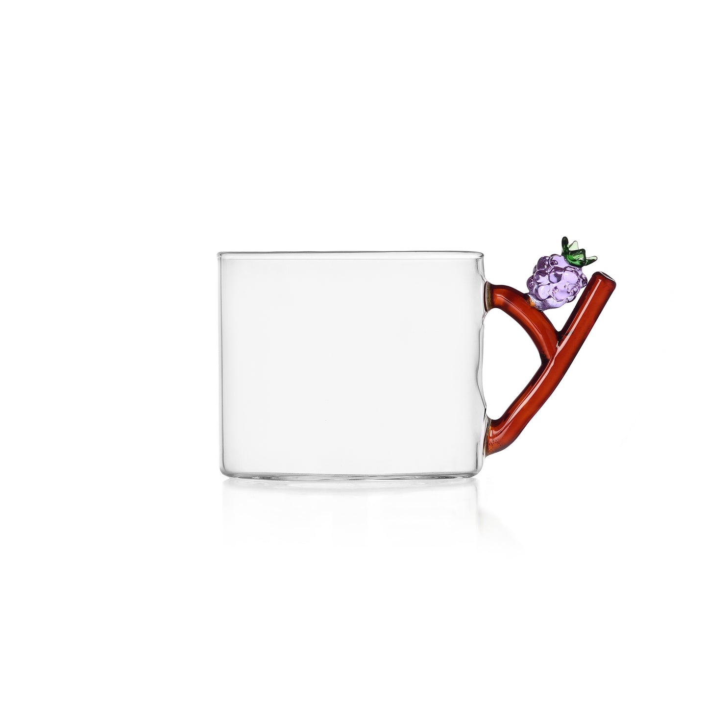 FRUIT & FLOWERS - teacup w/ saucer blackberry