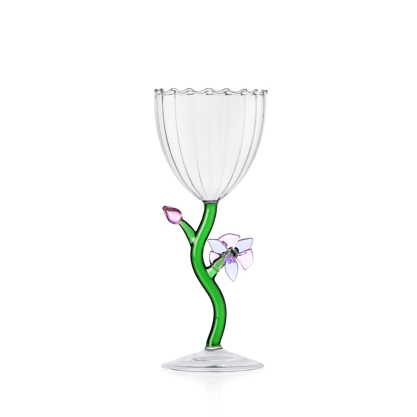 BOTANICA - optic stemmed glass orchid