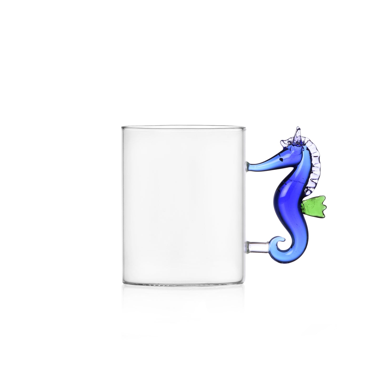 MARINE GARDEN - MUG SEAHORSE W/ FIN GREEN