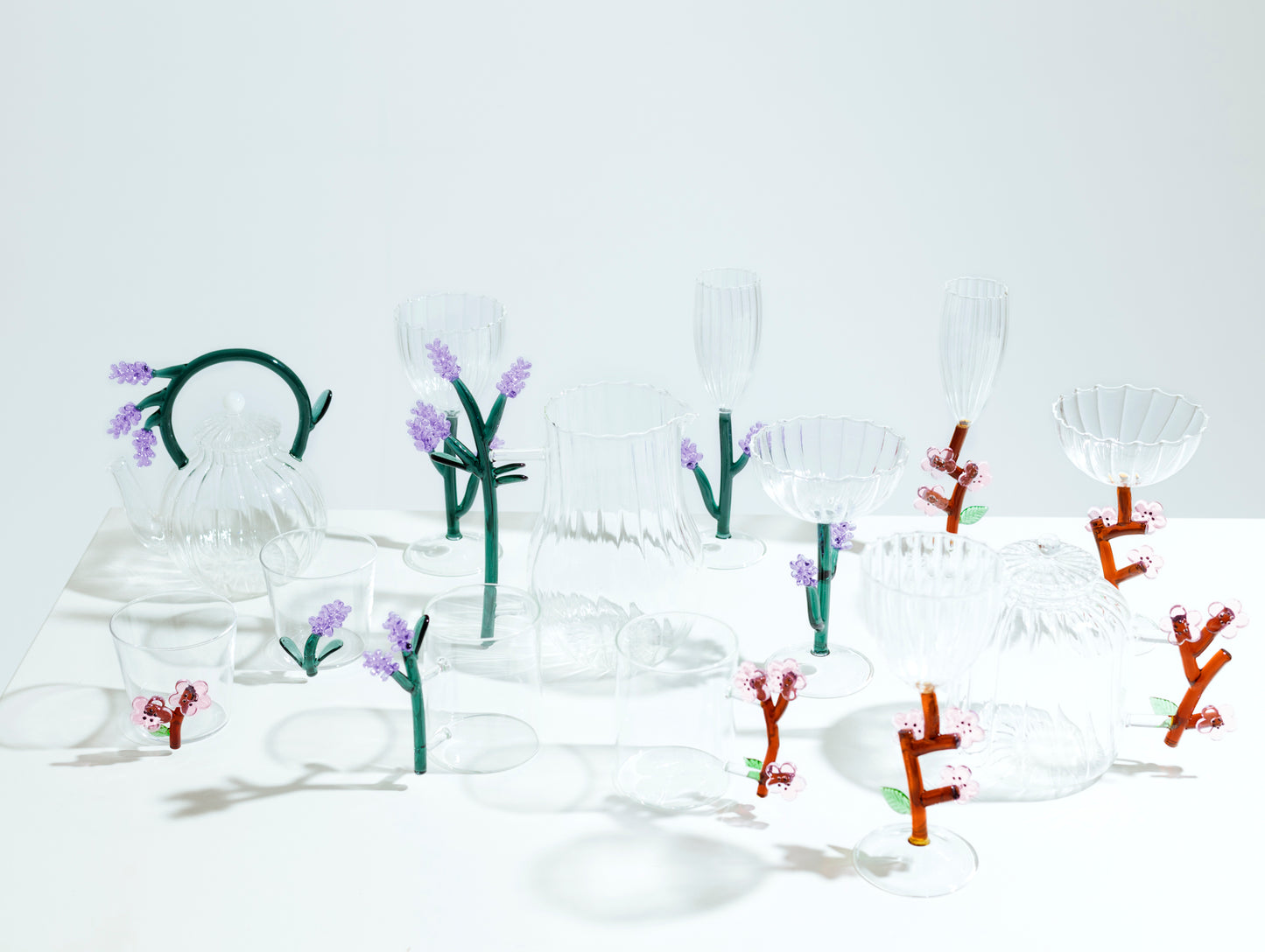 BOTANICA - STEMMED GLASS LAVENDER