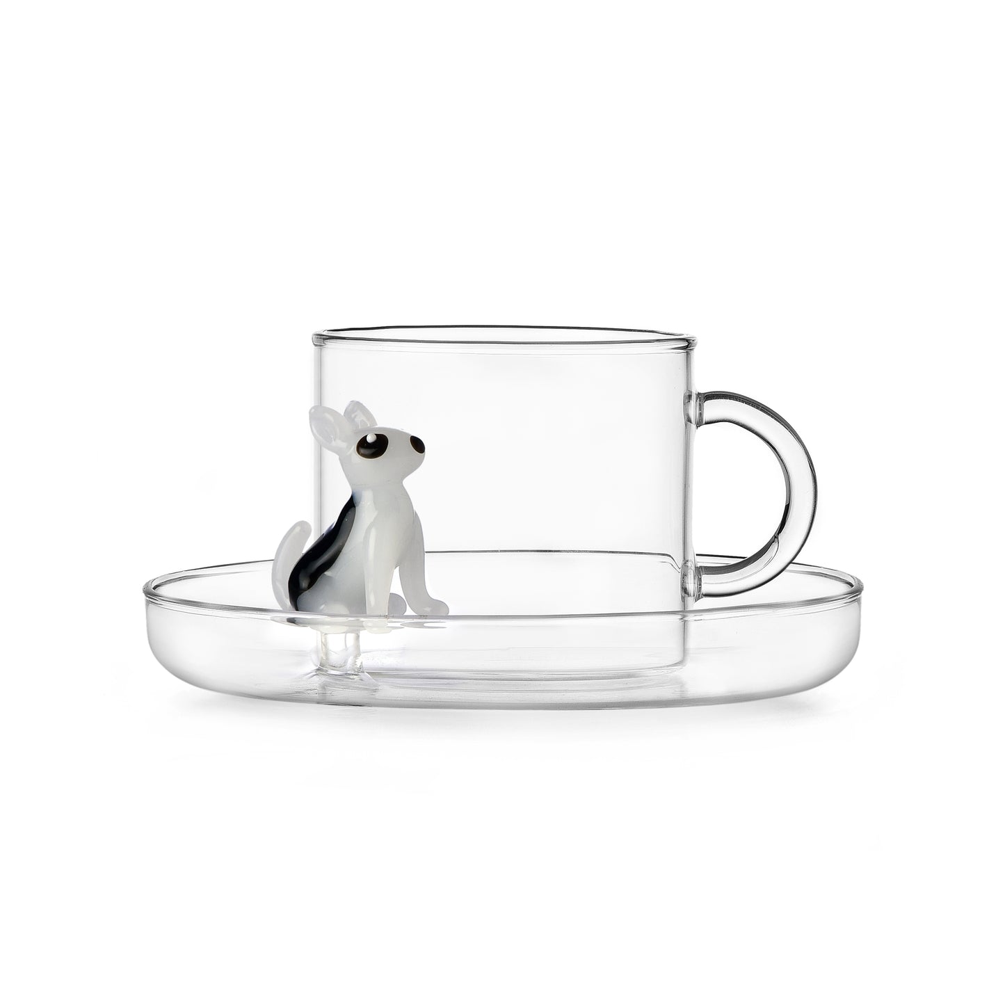 DOGS - TEA CUP W/SAUCER BULL TERRIER