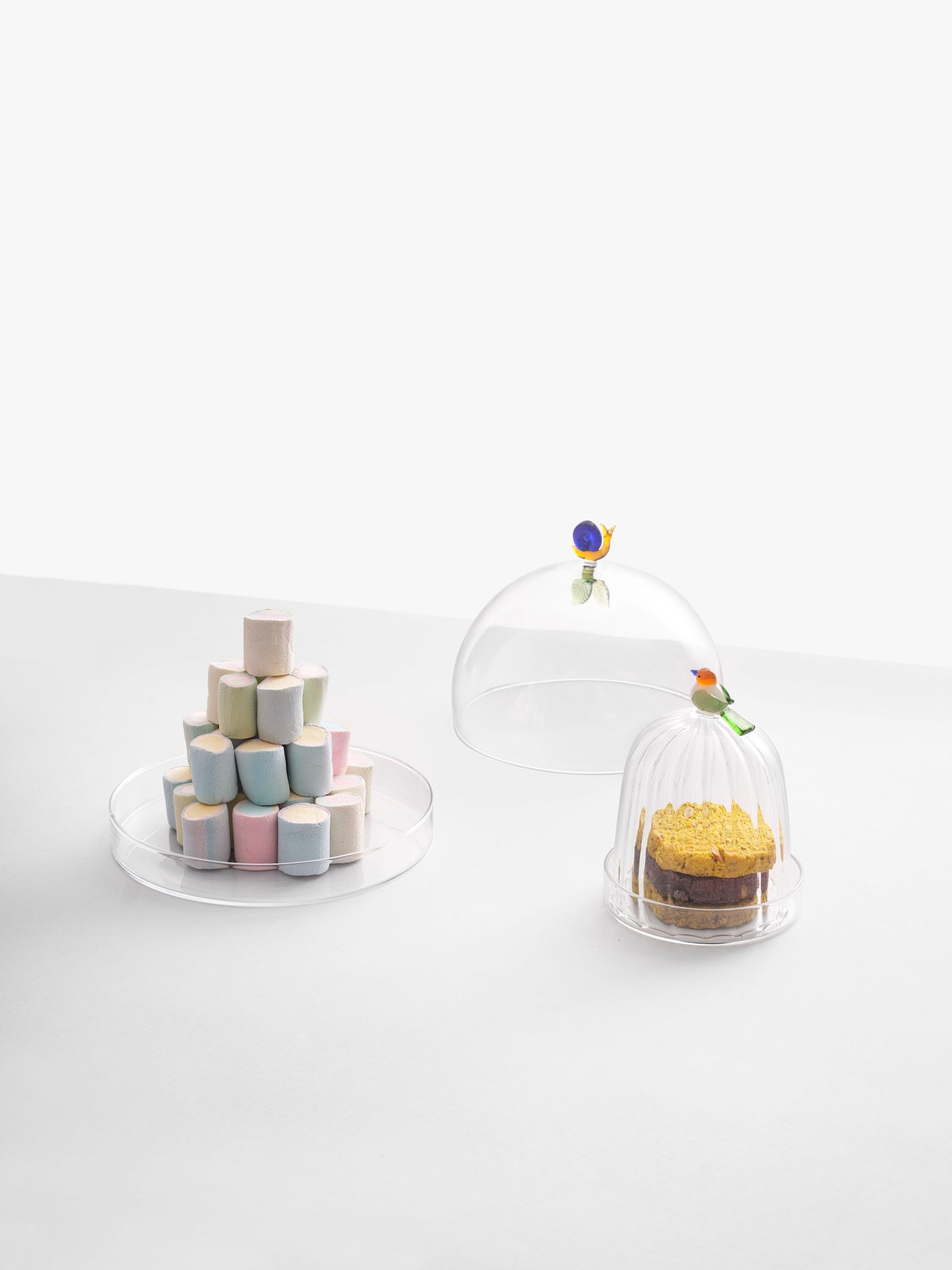 ANIMAL FARM - OPTIC DOME WITH DISH BIRD SMALL
