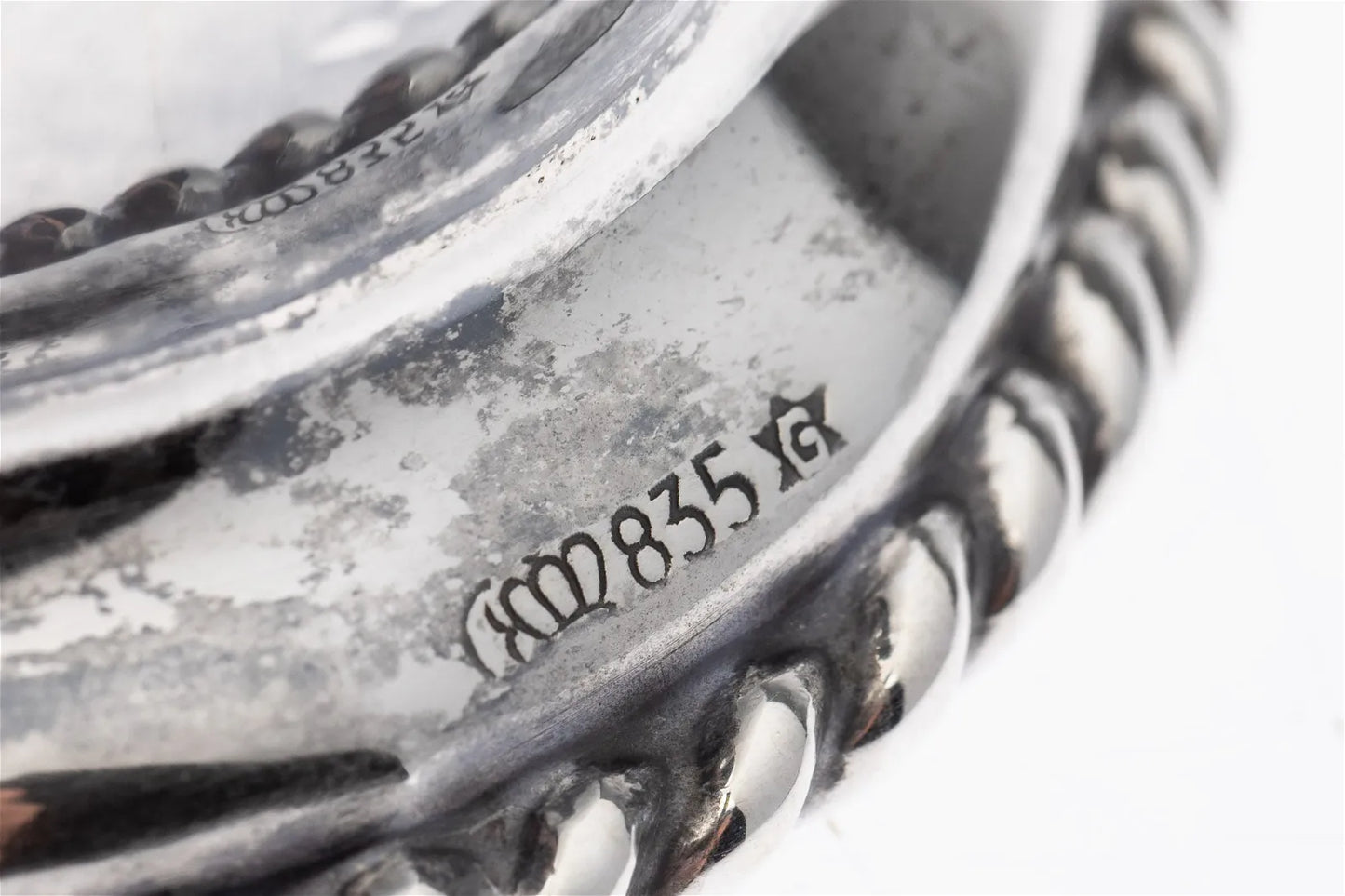 SILVER PITCHER AND GLASS