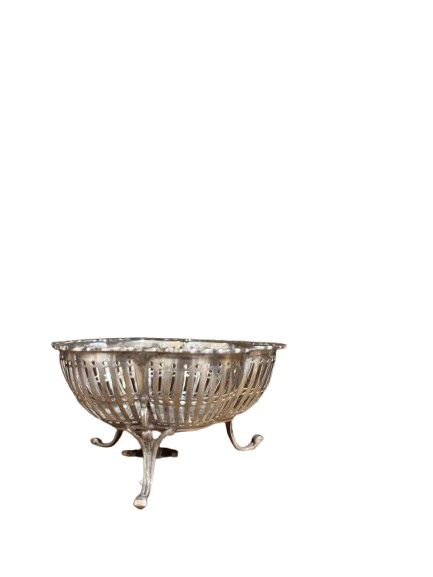 SILVER FOOTED TRAY