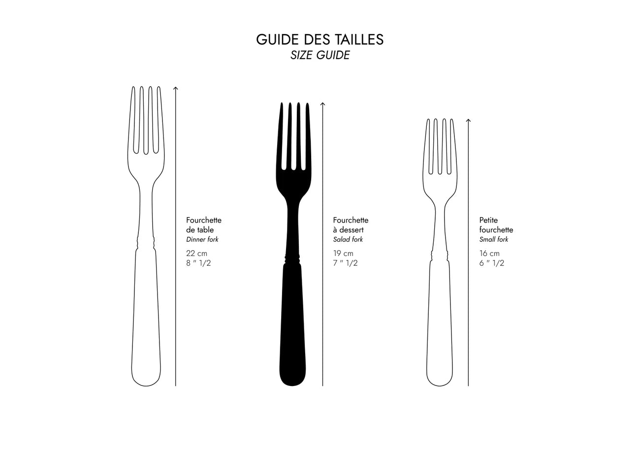 JONC DARK, DESSERT FORK