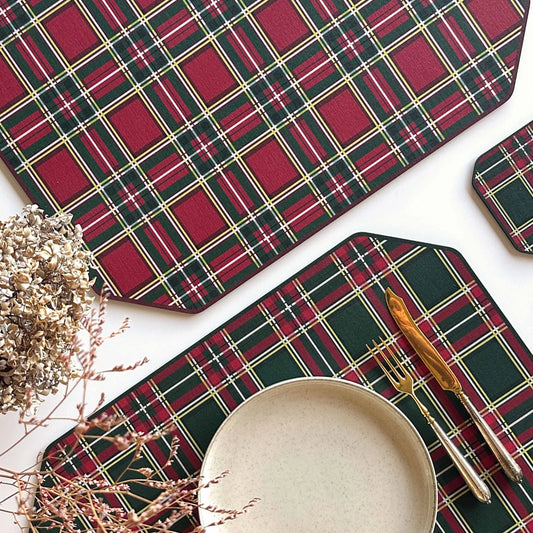 TARTAN PLACEMAT - GREEN