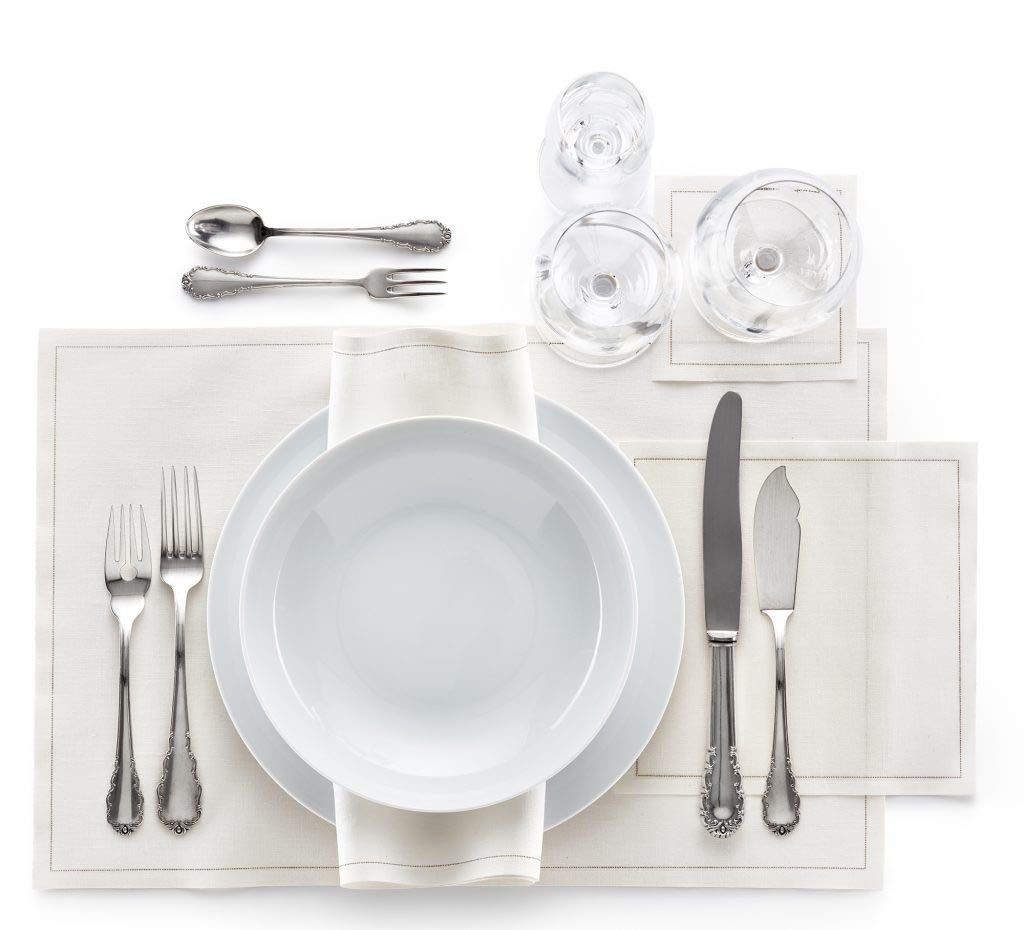 DISPOSABLE LINEN NAPKIN, WHITE (50 PCS/ ROLL)