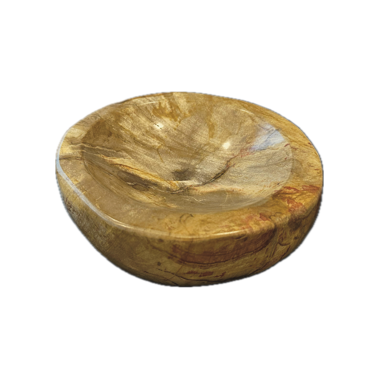 PETRIFIED WOOD BOWL