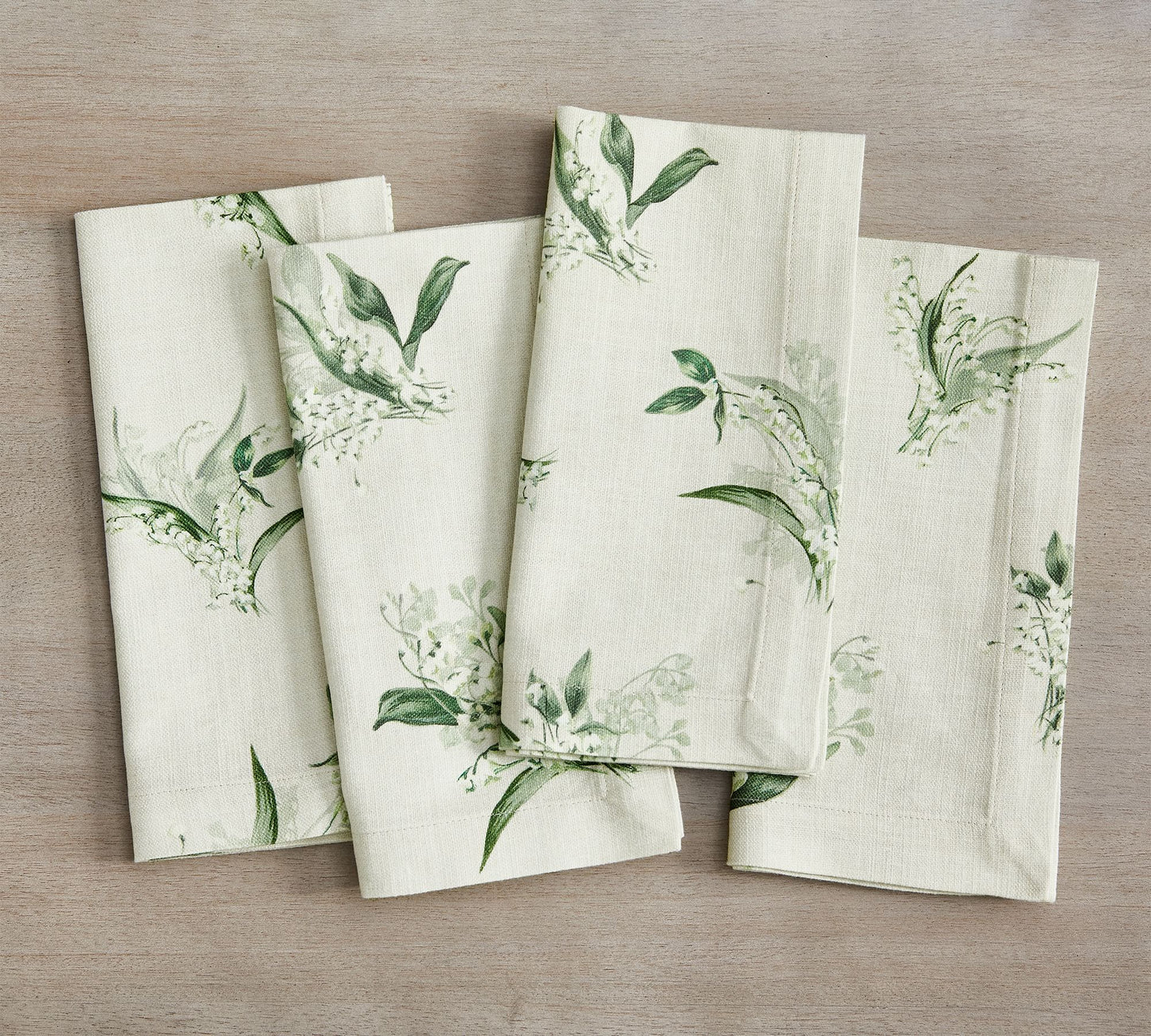 Monique Lhuillier Lily of the Valley Cotton Napkins (Set of 4)