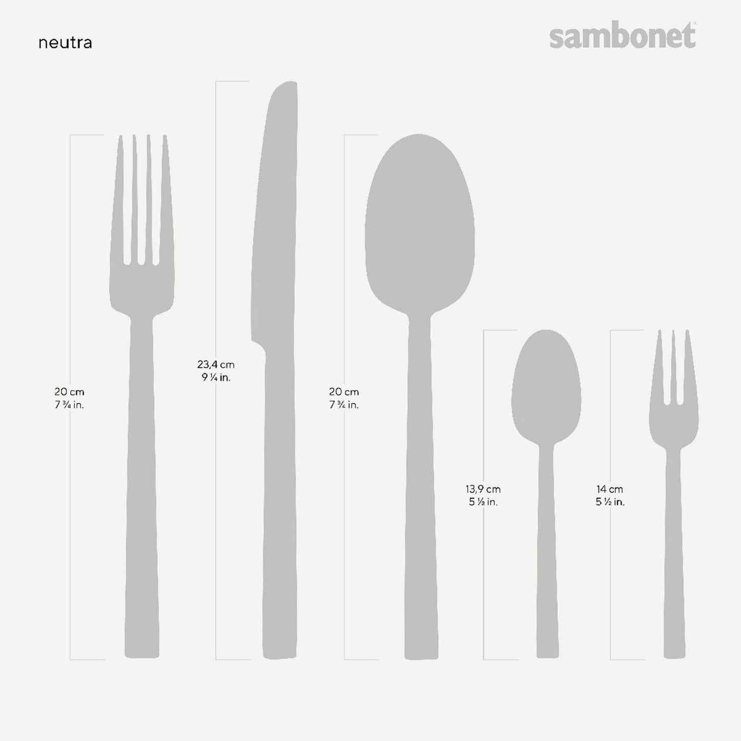 NEUTRA, 30 PCS CUTLERY SET