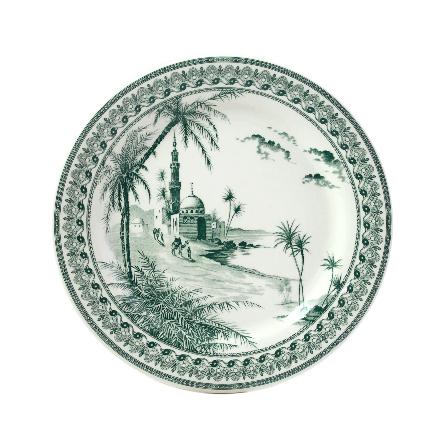 LES DEPAREILLEES GREEN - BOX OF 6 ASSORTED DINNER PLATES