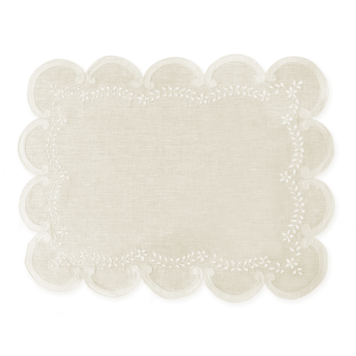 SCALLOP PLACEMAT (SET OF 2)