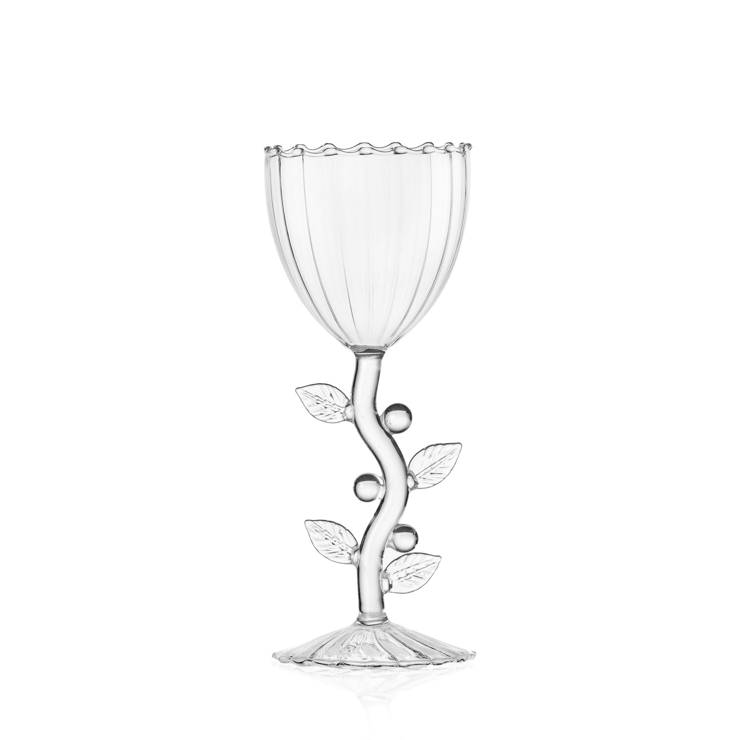 BOTANICA - stemmed glass buds clear