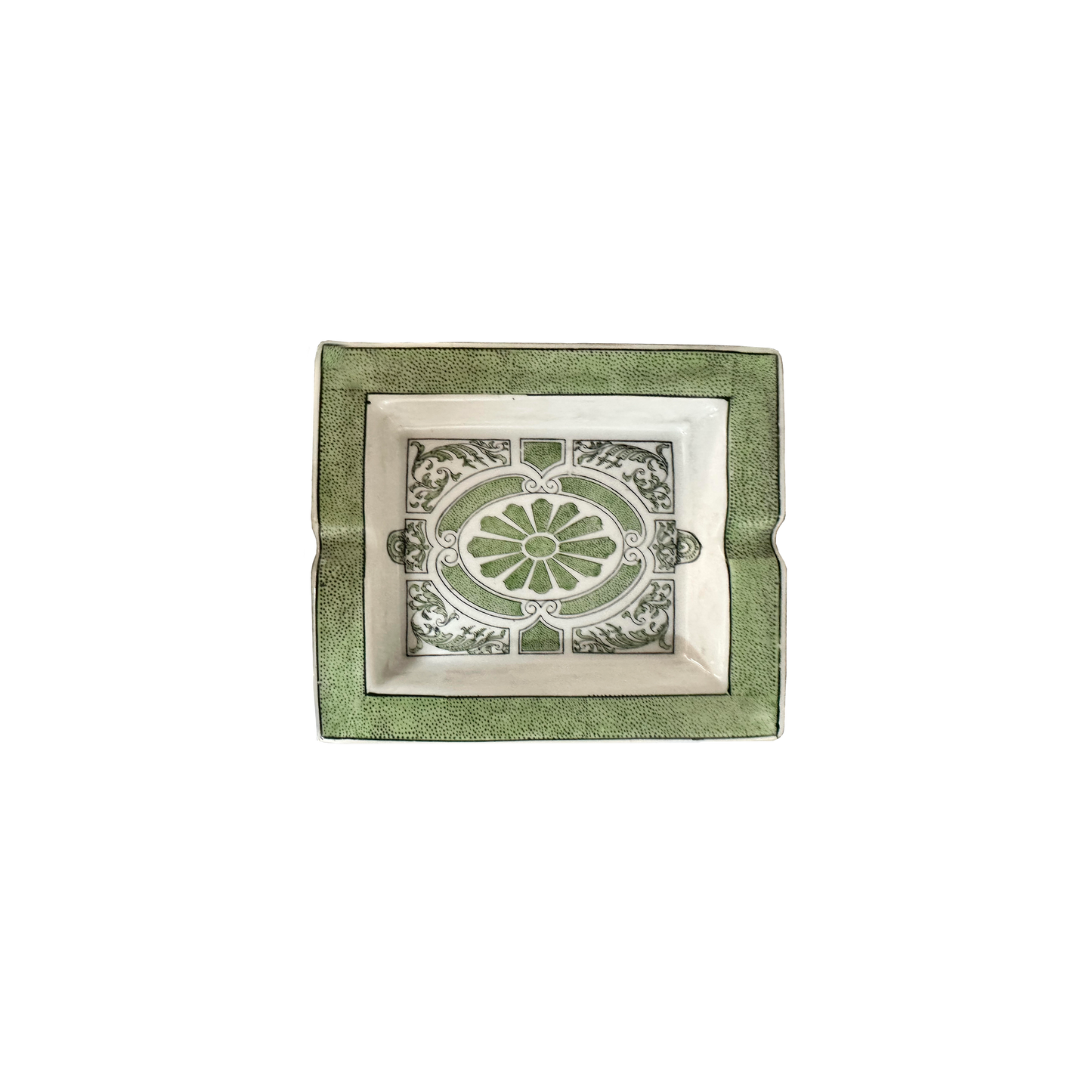 PORCELAIN TRINKET HAND PAINTED TRAY