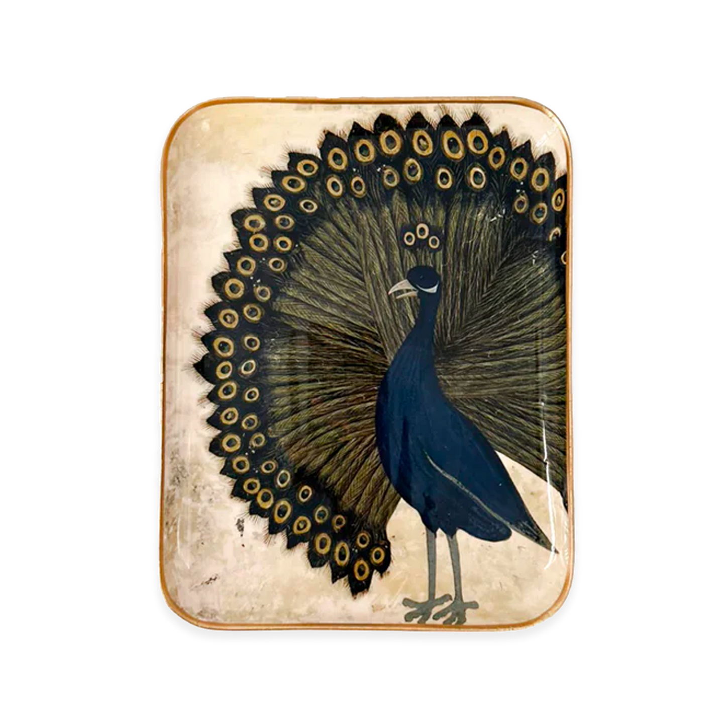 HALF TRAY - PEACOCK