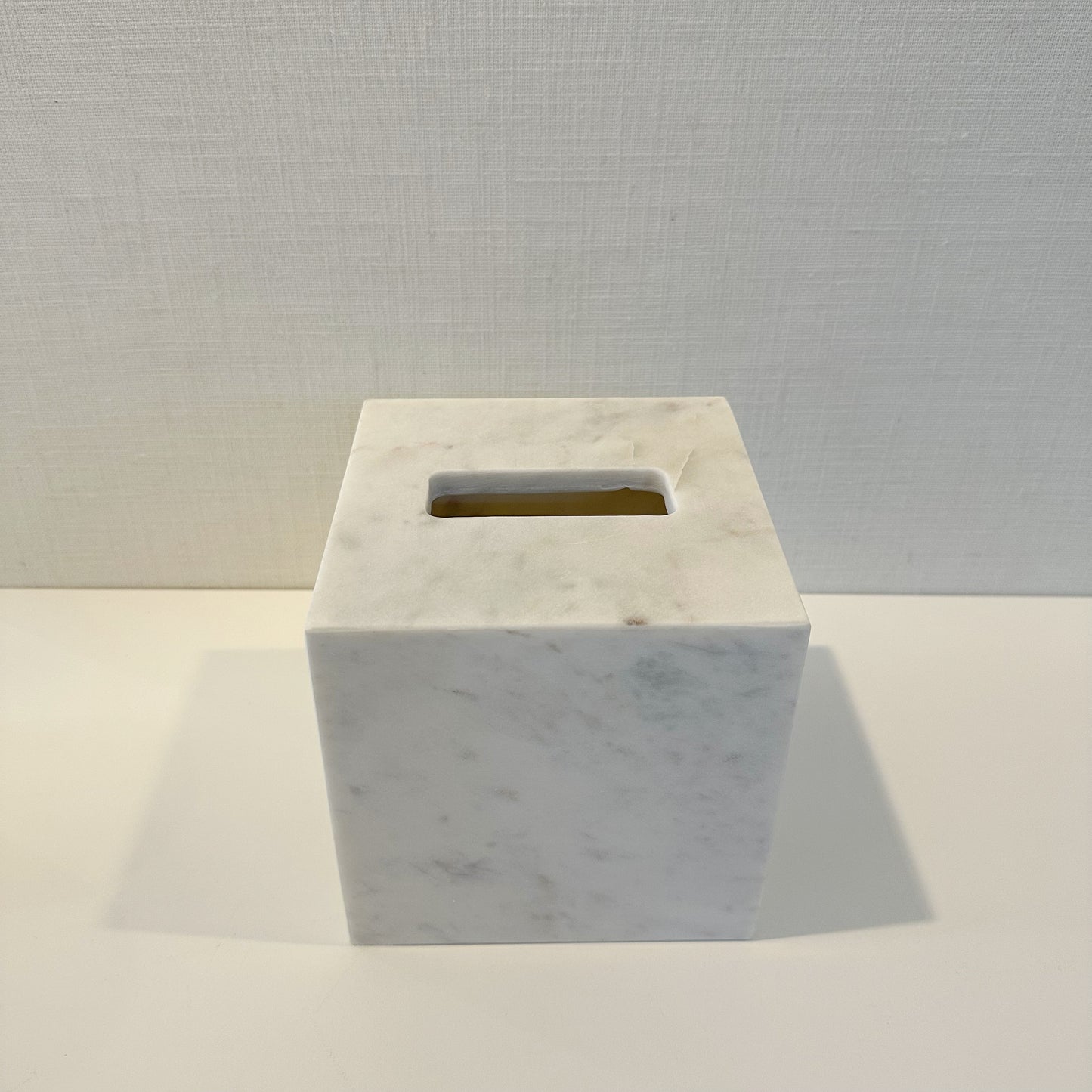 TISSUE BOX COVER - WHITE