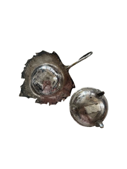 TEA STRAINER & TEA REST (SET OF 2)