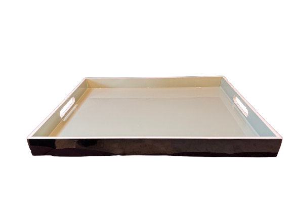 RECTANGULAR LACQUER TRAY - LARGE (GREEN)