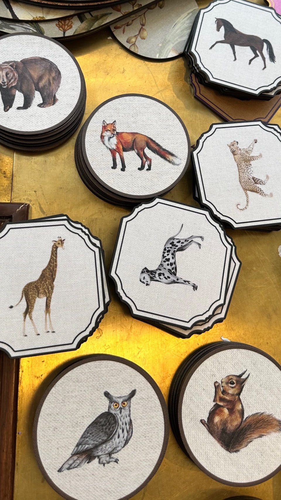 ANIMALI DEL BOSCO COASTER - HARE