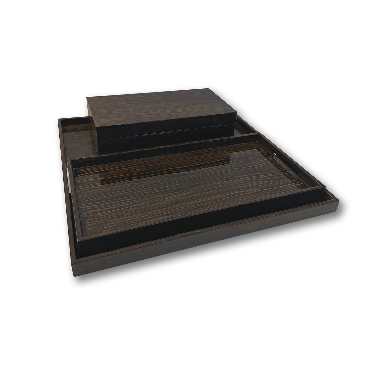 SMALL RECTANGULAR TRAY - DARK