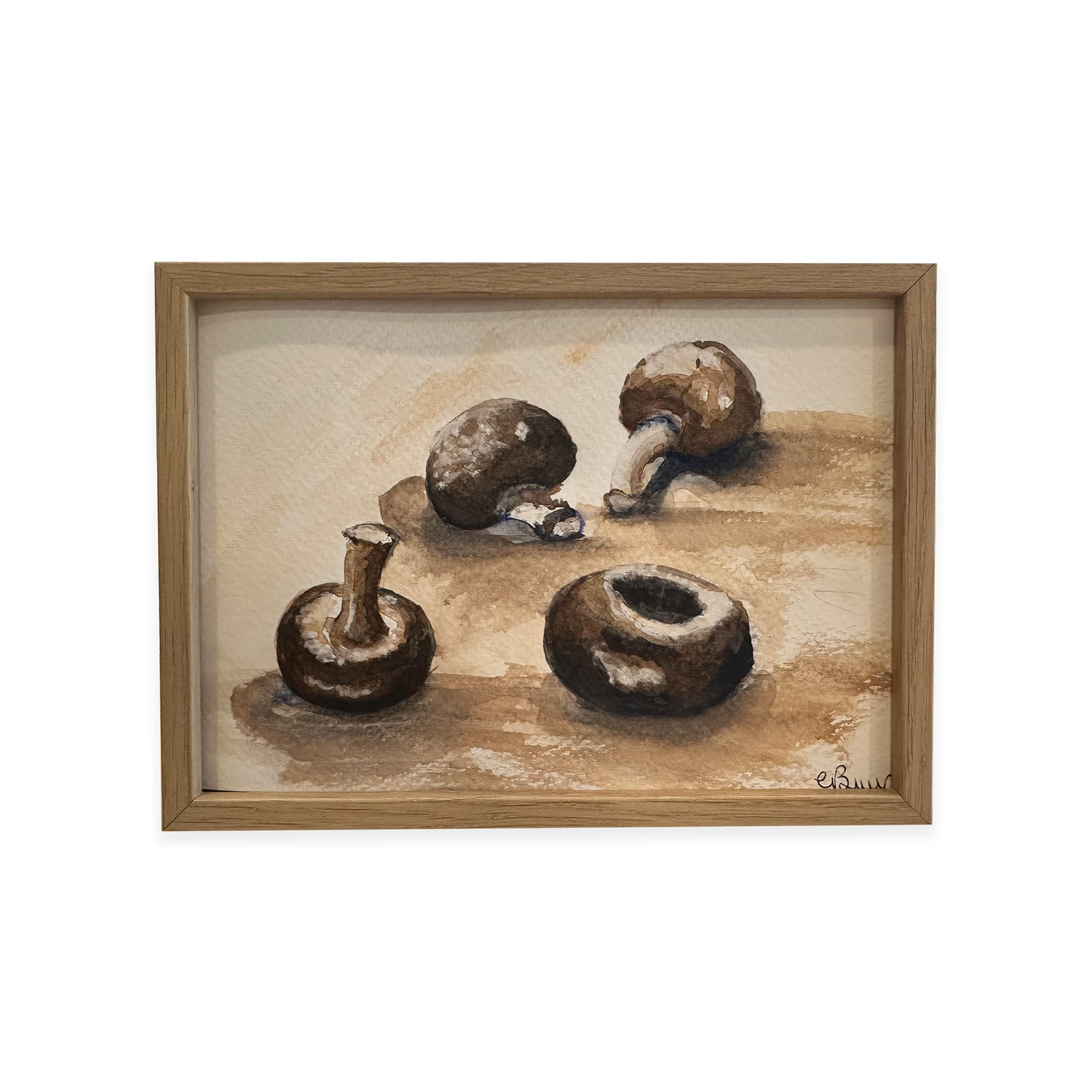 WATERCOLOR MUSHROOM ARTWORK
