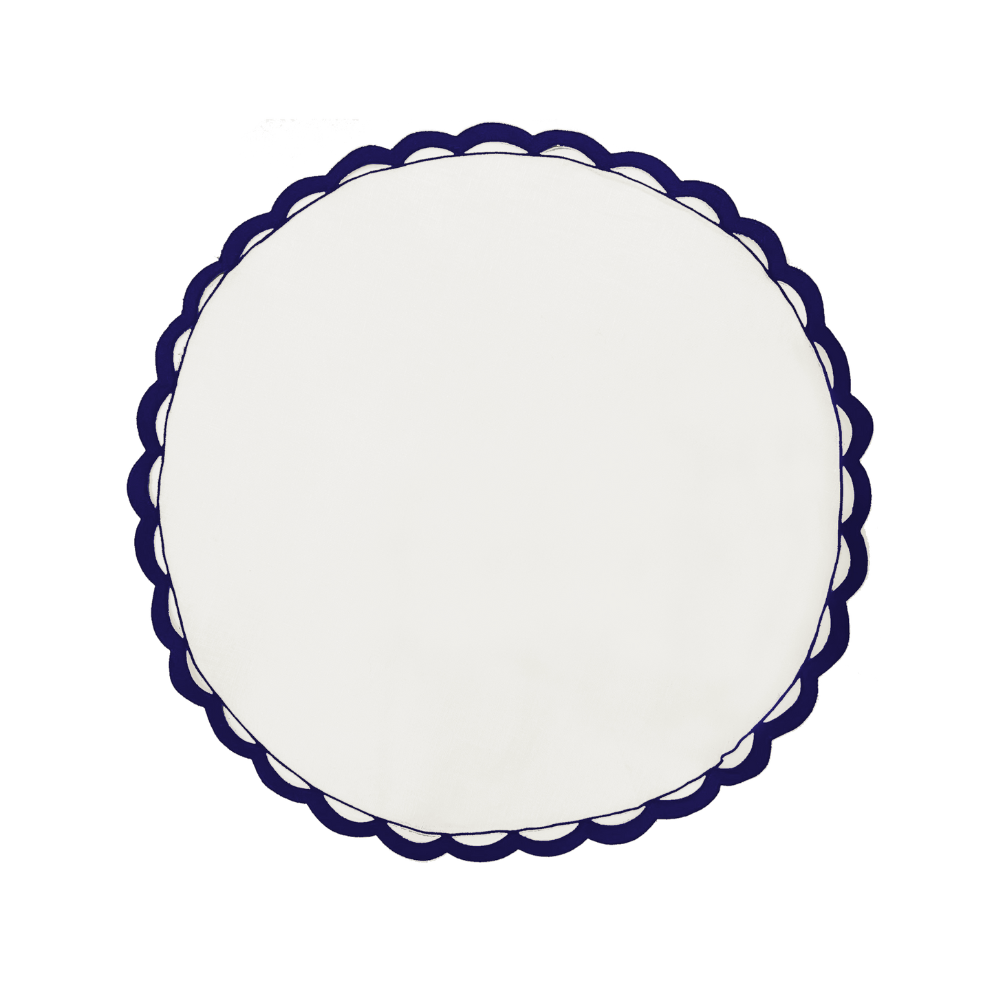 DARK BLUE ROUND PLACEMAT (SET OF 2)