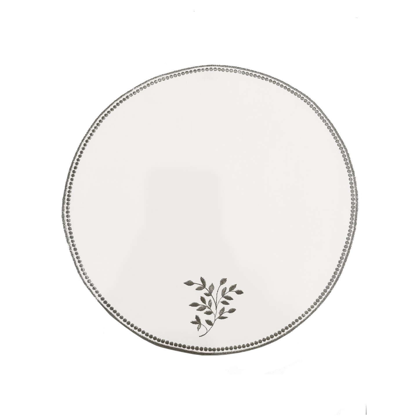 SILVER ROUND PLACEMAT (SET OF 2)