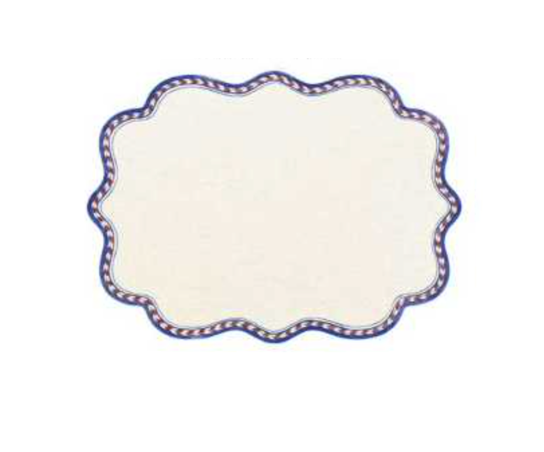GRECA I PLACEMAT (BLUE - RED)