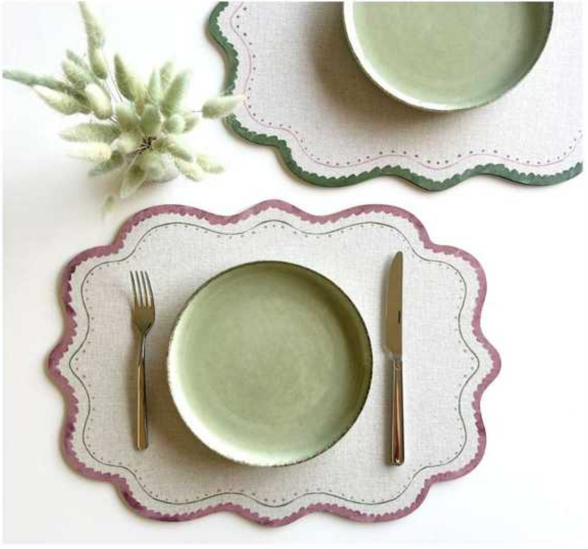 GRECA II PLACEMAT (GREEN)