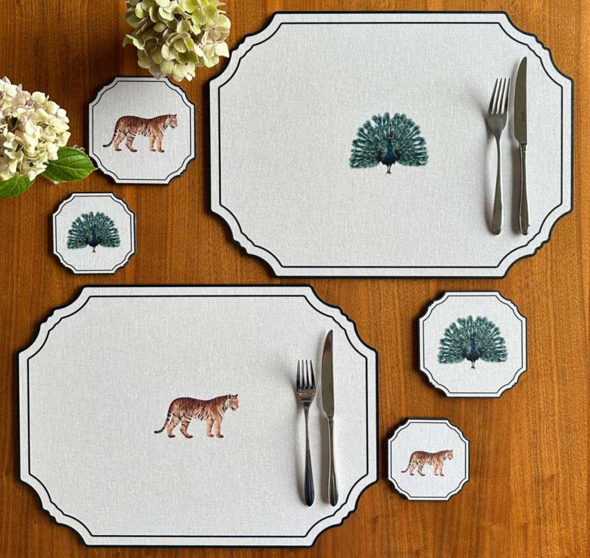 ANIMATE FRAMES COASTER - PEACOCK
