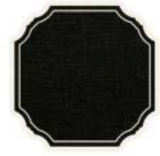 SQUARE FRAMES COASTER (BLACK - WHITE)