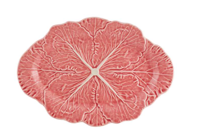 Cabbage Pink - Small Oval Platter