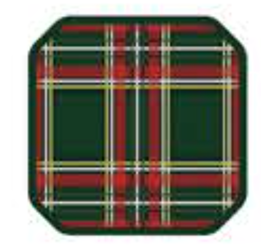 TARTAN COASTER - GREEN