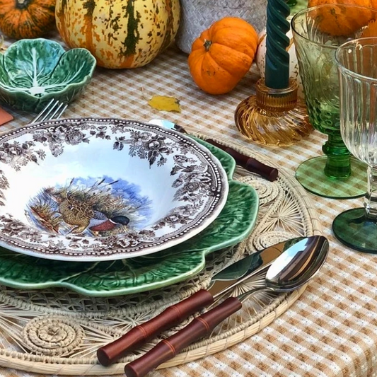 BAMBOO BROWN - DINNER SPOON