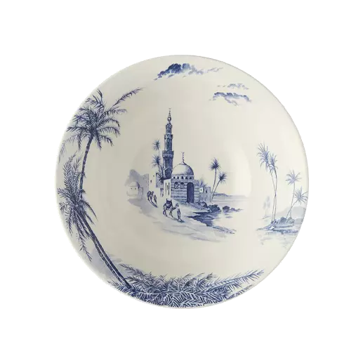 LES DEPAREILLEES BLUE - BOX OF 4 US CEREAL BOWLS