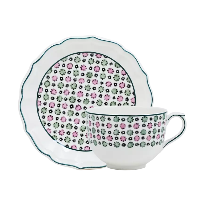 DOMINOTE - JUMBO CUP AND SAUCER
