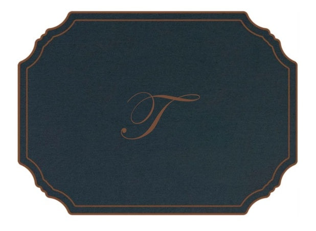 BLUE PLACEMAT - CLASSIC ALPHABET