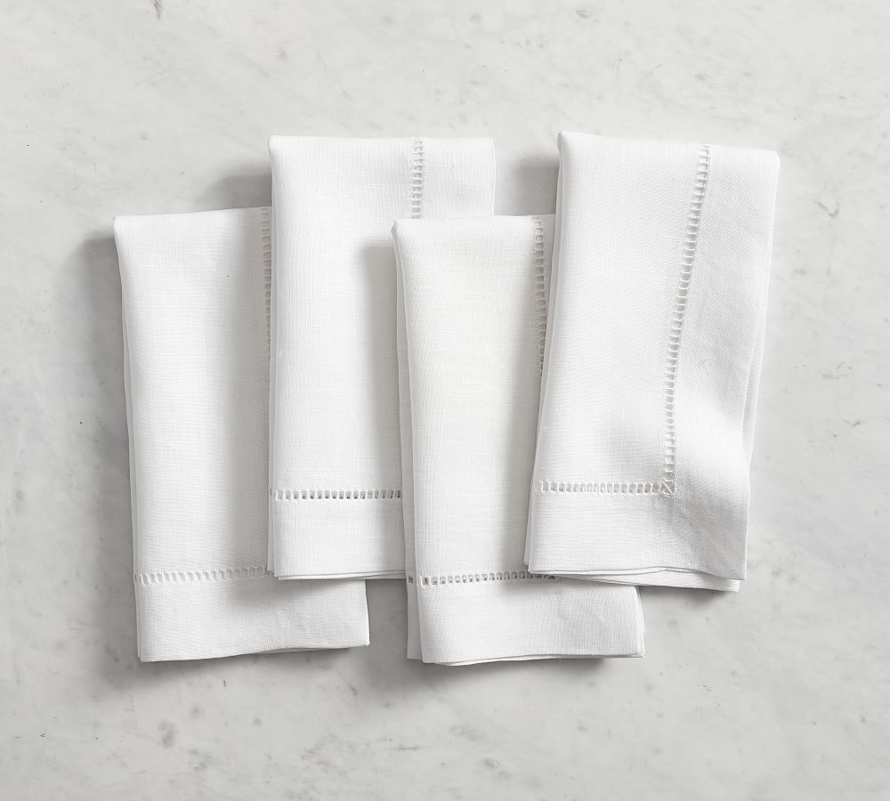 HEMSTITCH LINEN NAPKIN (SET OF 2)