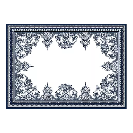 LES DEPAREILLEES BLUE - BOX OF 2 PLACEMAT