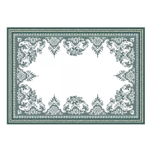 LES DEPAREILLEES GREEN - BOX OF 2 PLACEMAT