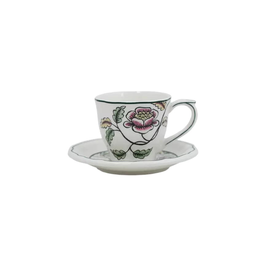 DOMINOTE - US TEA CUPS AND SAUCERS (SET OF 2)