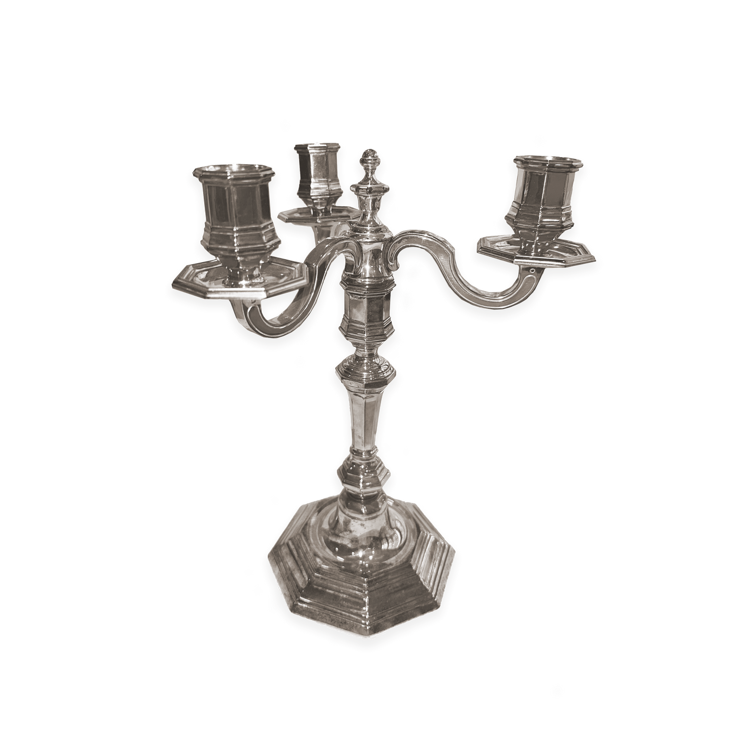 SILVER CANDLE HOLDER