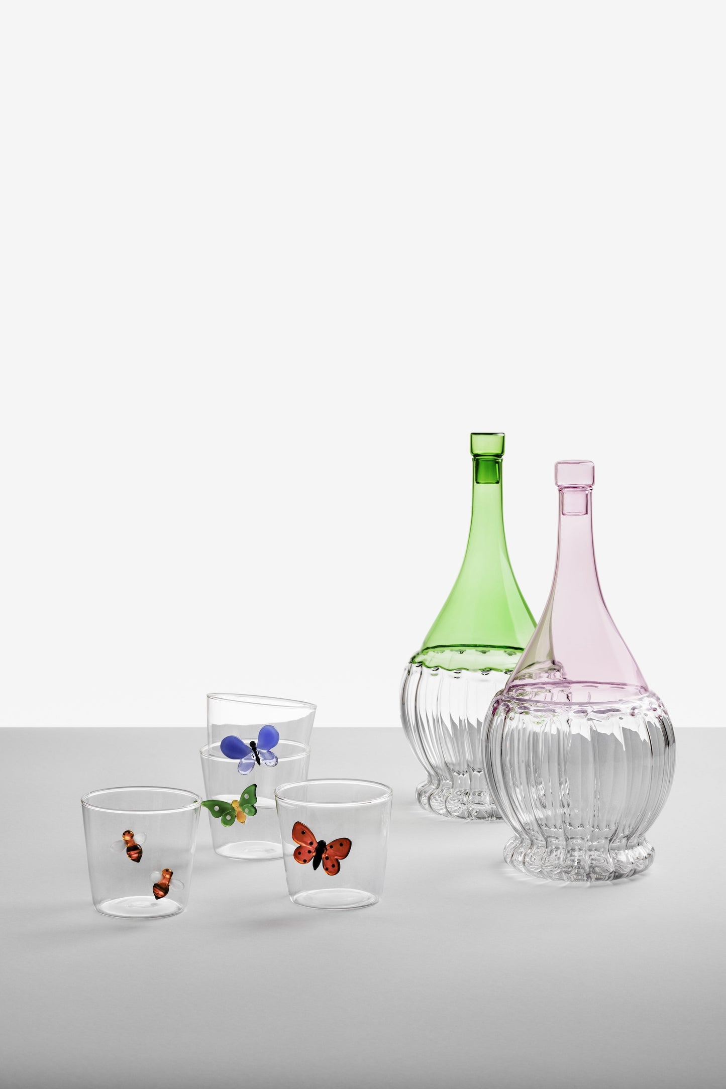 GARDEN PICNIC - pink flask big 1.8L