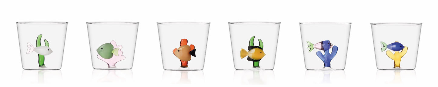 MARINE GARDEN - set 6 pcs tumbler assorted