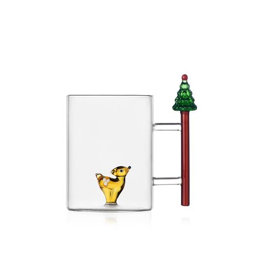 CHRISTMAS - MUG LONELY FAWN & WTREE