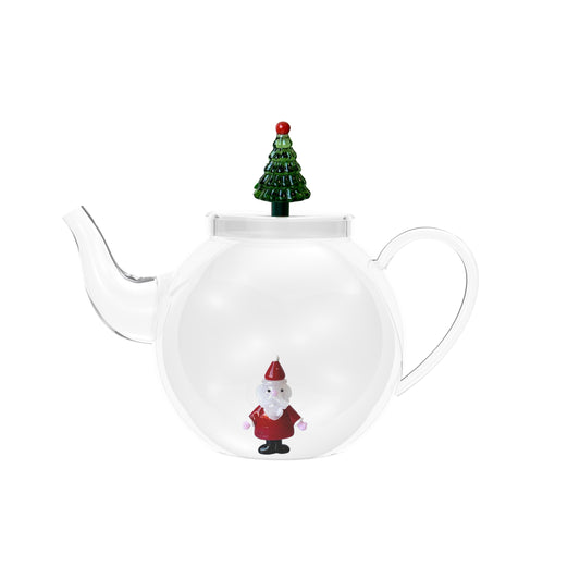 CHRISTMAS TALES - teapot Santa Claus Christmas tree lid