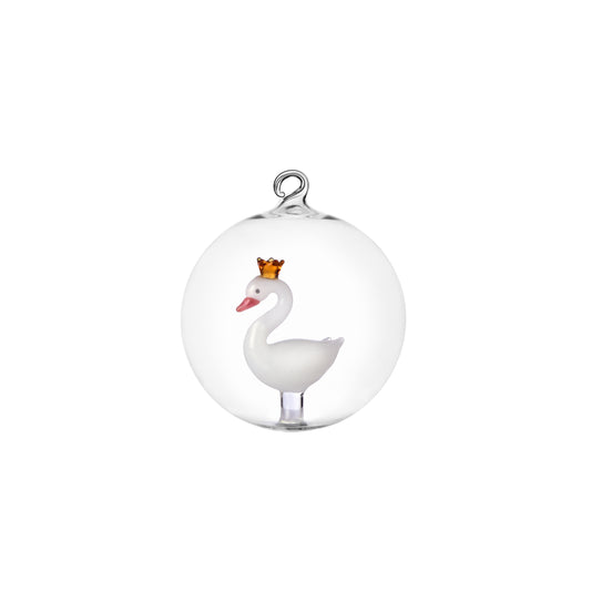 CHRISTMAS BALL SWAN