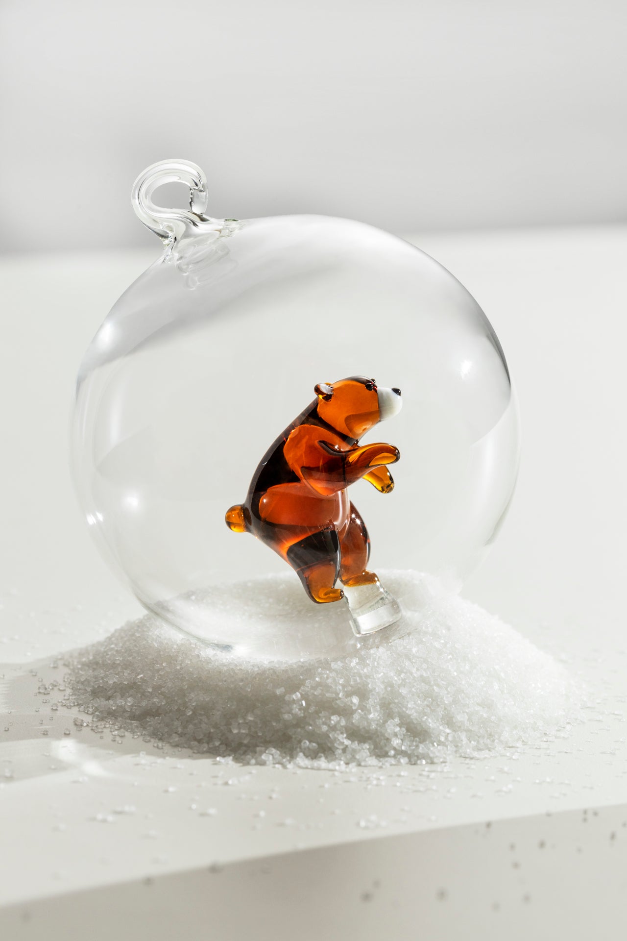 CHRISTMAS BALL BROWN BEAR