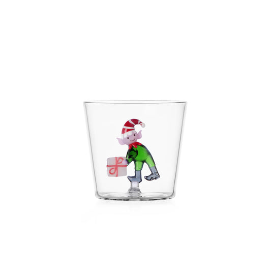 CHRISTMAS TALES - tumbler green elf w/gift